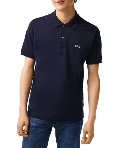 Lacoste Slim Fit Core Polo In Navy