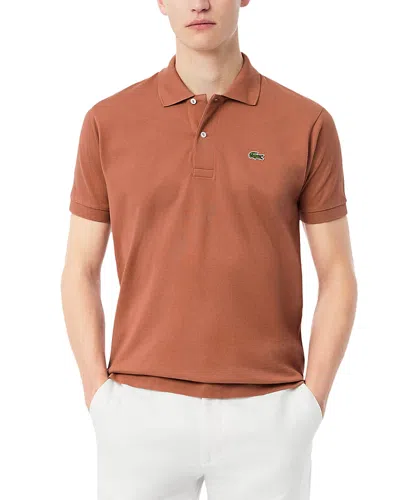 Lacoste Classic Fit L.12.12 Original Piqu¿ Polo Shir In Brown