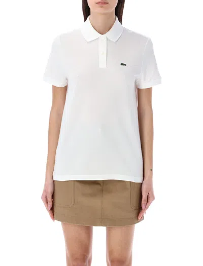 Lacoste Classic Cotton Polo Shirt In White