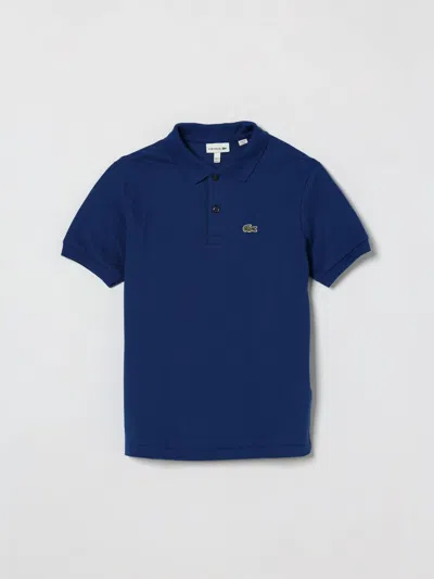 Lacoste Polo Shirt Kids Color Blue 1