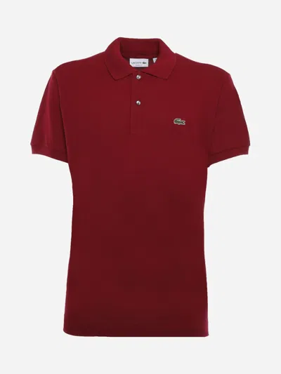 Lacoste Men's Slim Fit Petit Piqué Cotton Polo - 4xl - 9 In Red