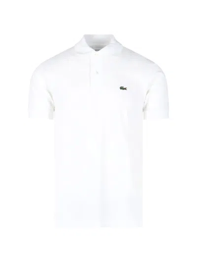 Lacoste Classic Design Polo Shirt In Bianco