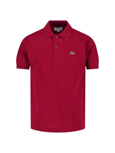 Lacoste Classic Design Polo Shirt In Red