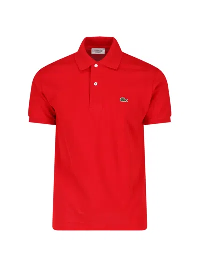 Lacoste Classic Design Polo Shirt In Rosso