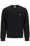Lacoste Logo Patch Sweater Sweaters And Cardigans Blue In Black