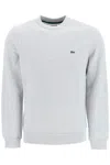 Lacoste New Cotton Crew Knit Ah1985 In Grigio