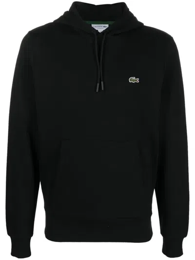 LACOSTE CLASSIC FIT FLEECE HOODIE