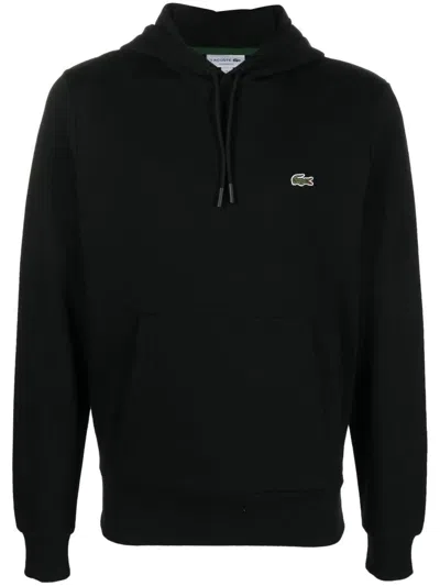 LACOSTE LACOSTE CLASSIC FIT FLEECE HOODIE CLOTHING