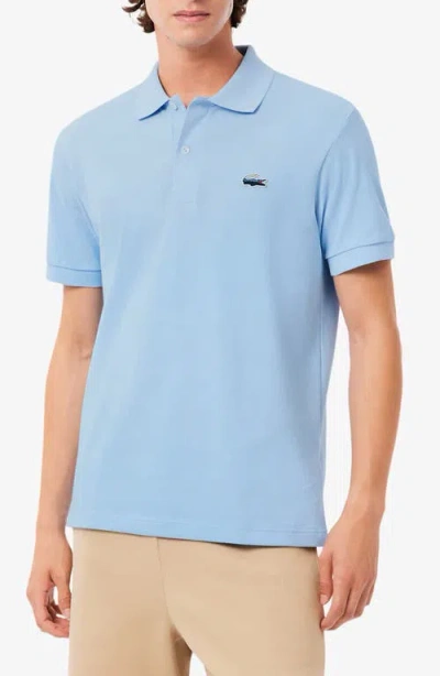 LACOSTE LACOSTE CLASSIC FIT LANDSCAPE CROCODILE COTTON PIQUÉ POLO