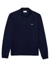 Lacoste Classic Fit Long-sleeved L.12.12 Polo Clothing In Black