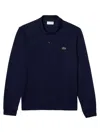 Lacoste Classic Fit Long-sleeved L.12.12 Polo Clothing In Blue