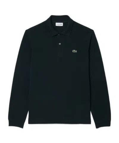 Lacoste Classic Fit Long Sleeved L.12.12 Polo Shirt In Green