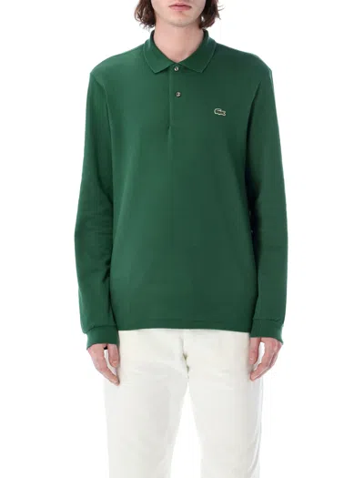 Lacoste Classic Fit L/s Polo Shirt In Green