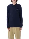 Lacoste Classic Fit L/s Polo Shirt In Blue
