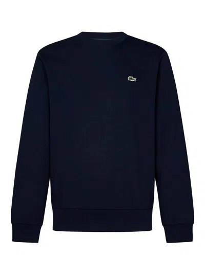 Lacoste Classic-fit Navy Blue Sweatshirt