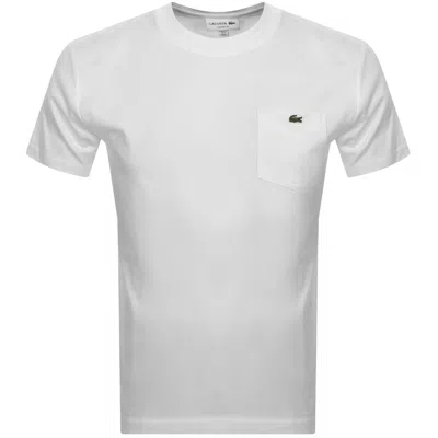 Lacoste Classic Fit Pocket T Shirt White