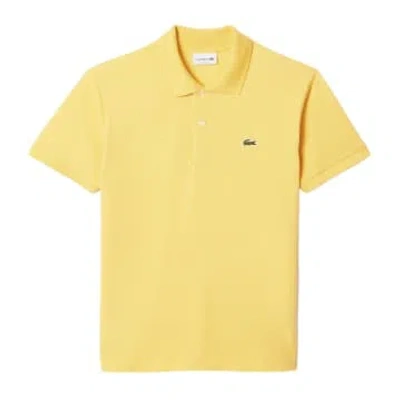Lacoste Classic Fit Pole Men Mustard In Yellow