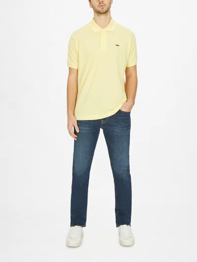 Lacoste Mens Classic Fit Polo Shirt In Yellow