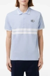 Lacoste Classic-fit Badge Polo Shir In Phoenix/farine