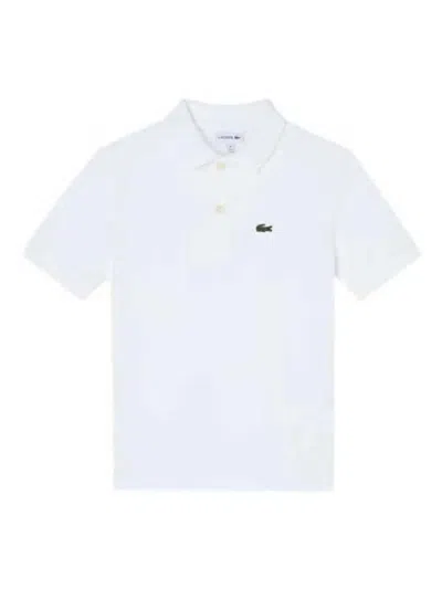 Lacoste Classic Polo For Boys - Perfect In White