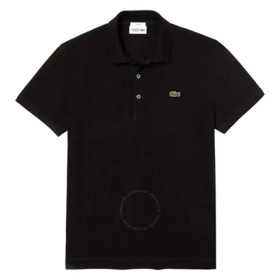 Lacoste Classic Fit Original L.12.12 Polo Clothing In Black