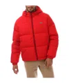 Lacoste Classic Warm Down Jacket In Red