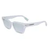Lacoste Blue Rectangular Ladies Sunglasses L6002s 970 53 In Multi