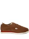 Lacoste Club-low Leather Sneakers In Brown