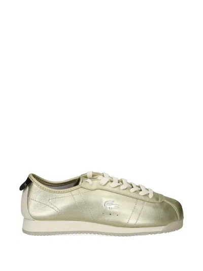 Lacoste Club-low Leather Sneakers In Green