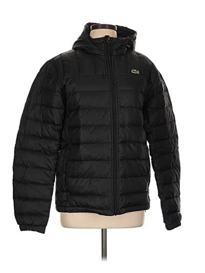 Pre-owned Lacoste Coat In Black