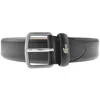 Lacoste Coated Split Leather Belt Black