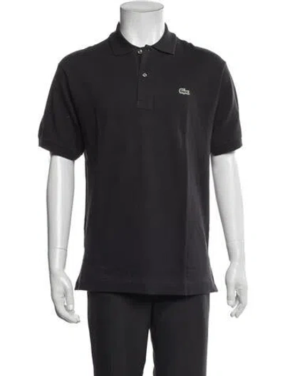 Pre-owned Lacoste Collar Short Sleeve Polo Shirt In Blue