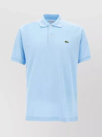 Lacoste Short Sleeved Mens Polo Shirt In Blue