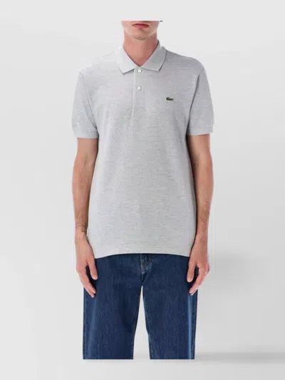 LACOSTE COLLARED SHIRT WITH SHORT SLEEVES