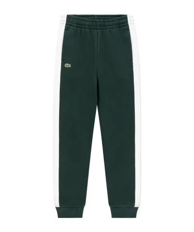 Lacoste Color Block Casual Long Pants In Black