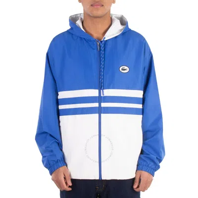 LACOSTE LACOSTE COLORBLOCK HOODED WINDBREAKER JACKET