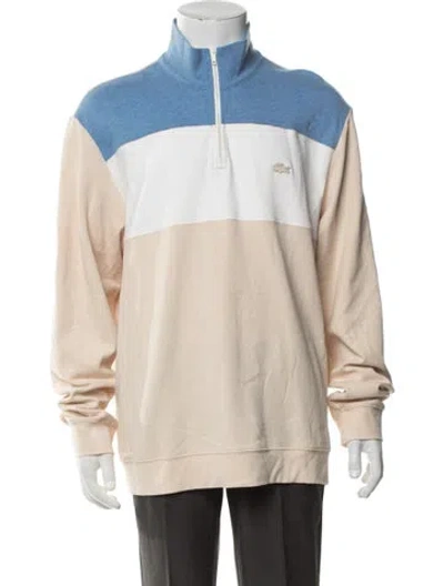 Pre-owned Lacoste Colorblock Pattern Jacket In Neutrals