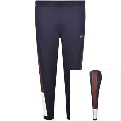 Lacoste Colour Block Joggers Navy In Blue