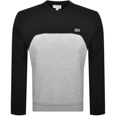 Lacoste Colour Block Sweatshirt Black