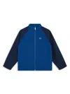 Lacoste Colour-block Track Jacket In Blue