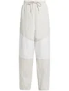 Lacoste Colour-block Track Pants In Grey