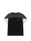 Lacoste Colour-block Logo-print T-shirt In Multi