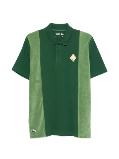 Lacoste Colourblock Patch Polo Shirt In Multi