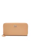 Lacoste Concept Billfold Logo Wallet In Neutral