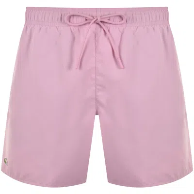 Lacoste Core Essentials Swim Shorts Pink