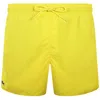 Lacoste Core Essentials Swim Shorts Yellow In Yellow