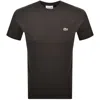 Lacoste Core Logo T Shirt Brown In Brown