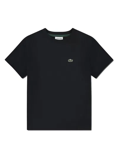 Lacoste Core Mini Tee For Kids In Black
