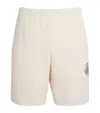 Lacoste Cotton-blend Fleece Tennis Shorts In Neutral