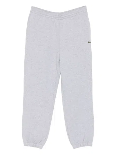 Lacoste Cotton-blend Pants In Gray